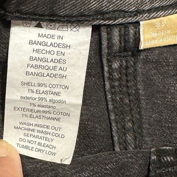 Michael Kors Women Jeans Selma Hi Rise 8P Black Selma Cropped Flare $110 NWT - Picture 9 of 10